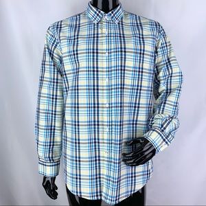 Club Room men’s XL Blue plaid shirt